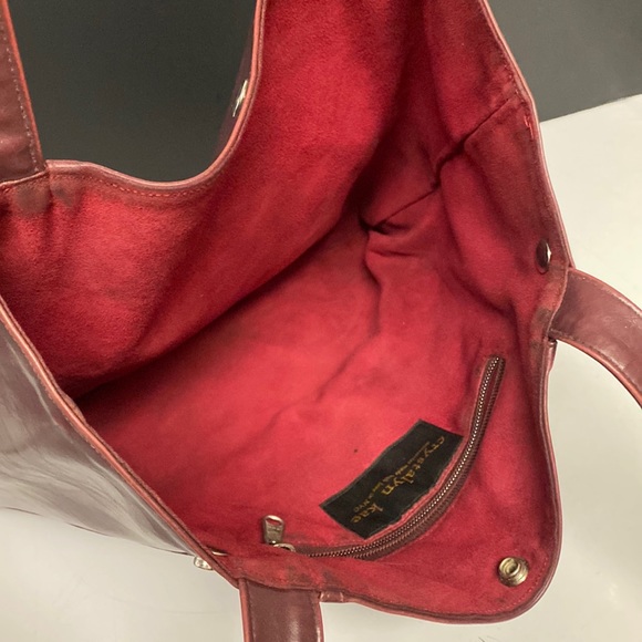 CRYSTALYN KAY Metier Tote Wine Shoulder Bag Purse - Picture 13 of 17